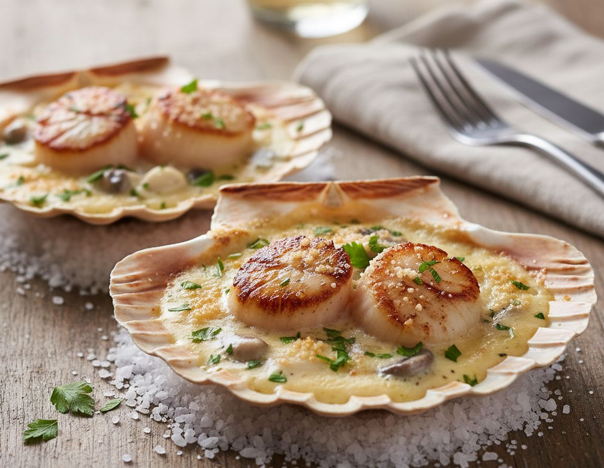 Cassolette de Saint-Jacques à préparer la veille : recette facile et savoureuse