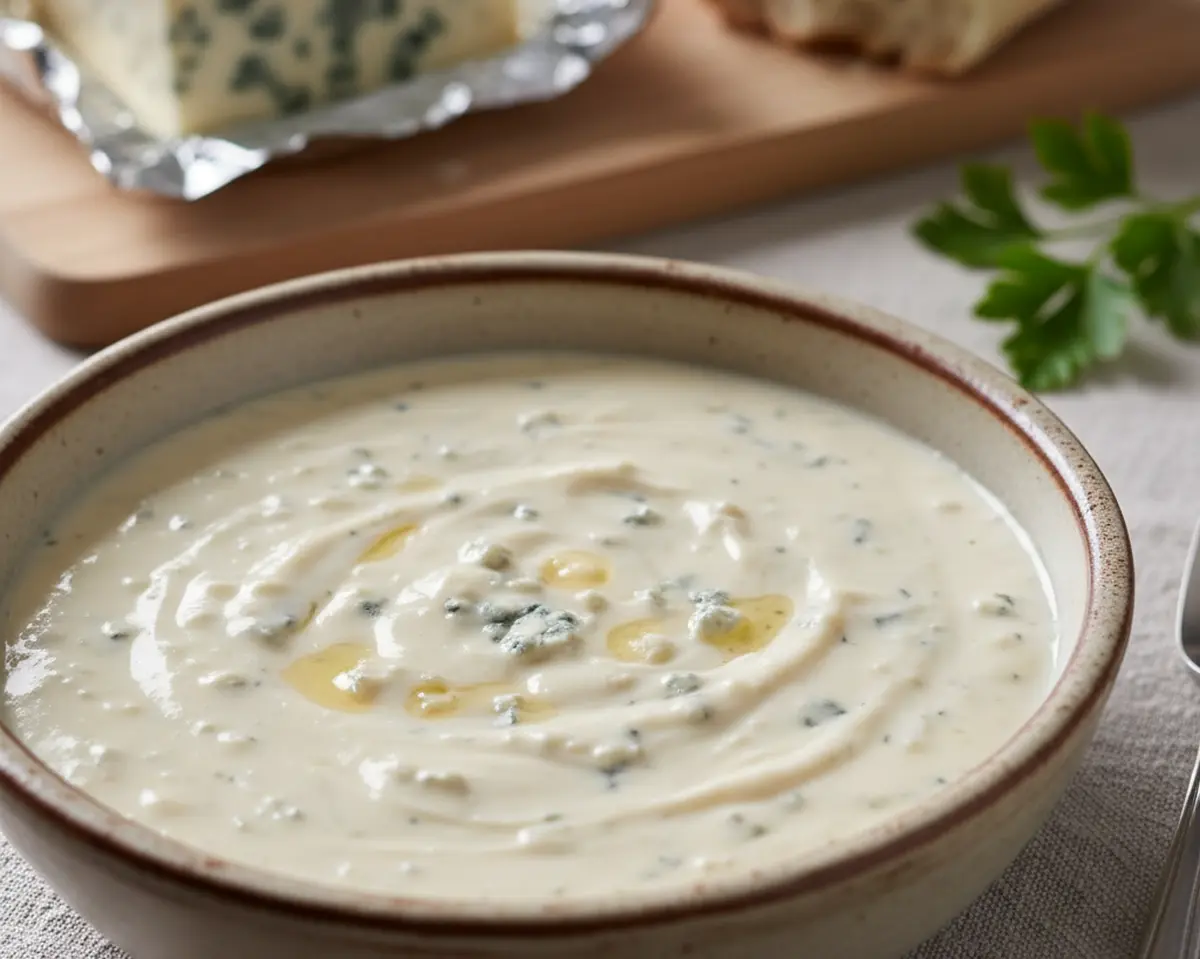 Sauce au roquefort : recette facile et crémeuse pour viandes et pâtes
