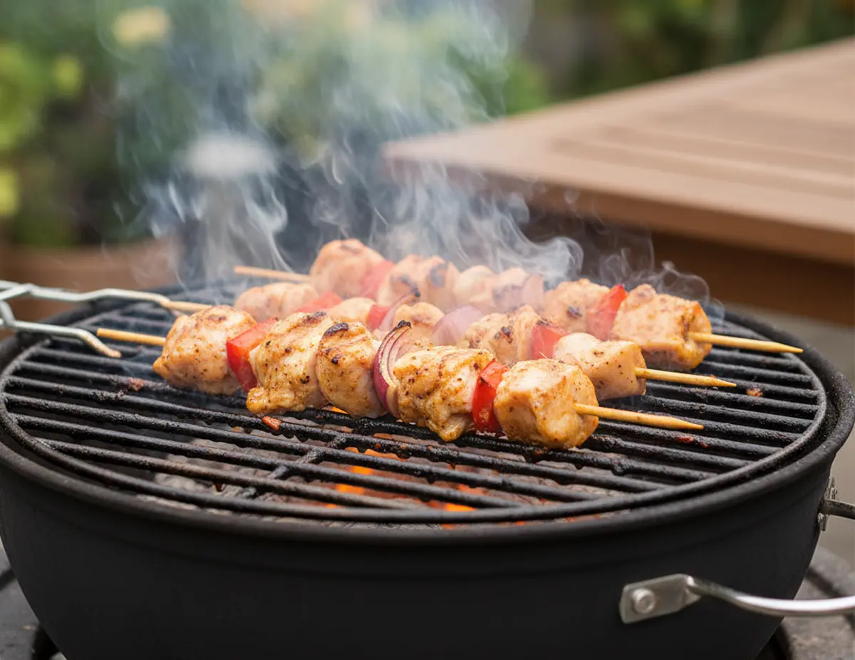 Brochette de poulet mariné recette facile et savoureuse pour le barbecue