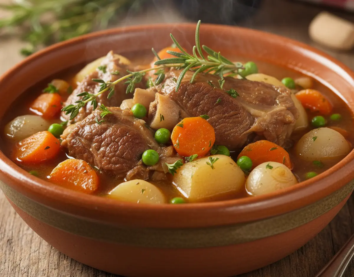 Navarin d'agneau : recette traditionnelle aux légumes printaniers