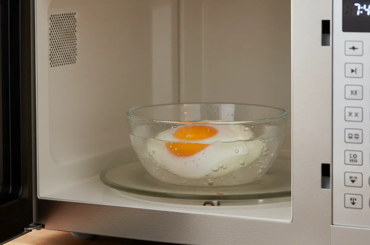 Œuf poché au micro-ondes : recette rapide et inratable en 1 minute