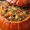 Recette de potimarron farci au four simple et savoureuse