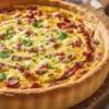 Quiche lorraine traditionnelle épaisse recette authentique et moelleuse